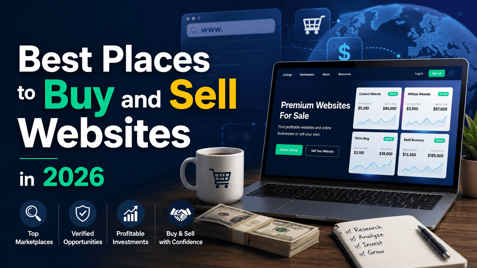 Best Places to Buy and Sell Websites in 2026