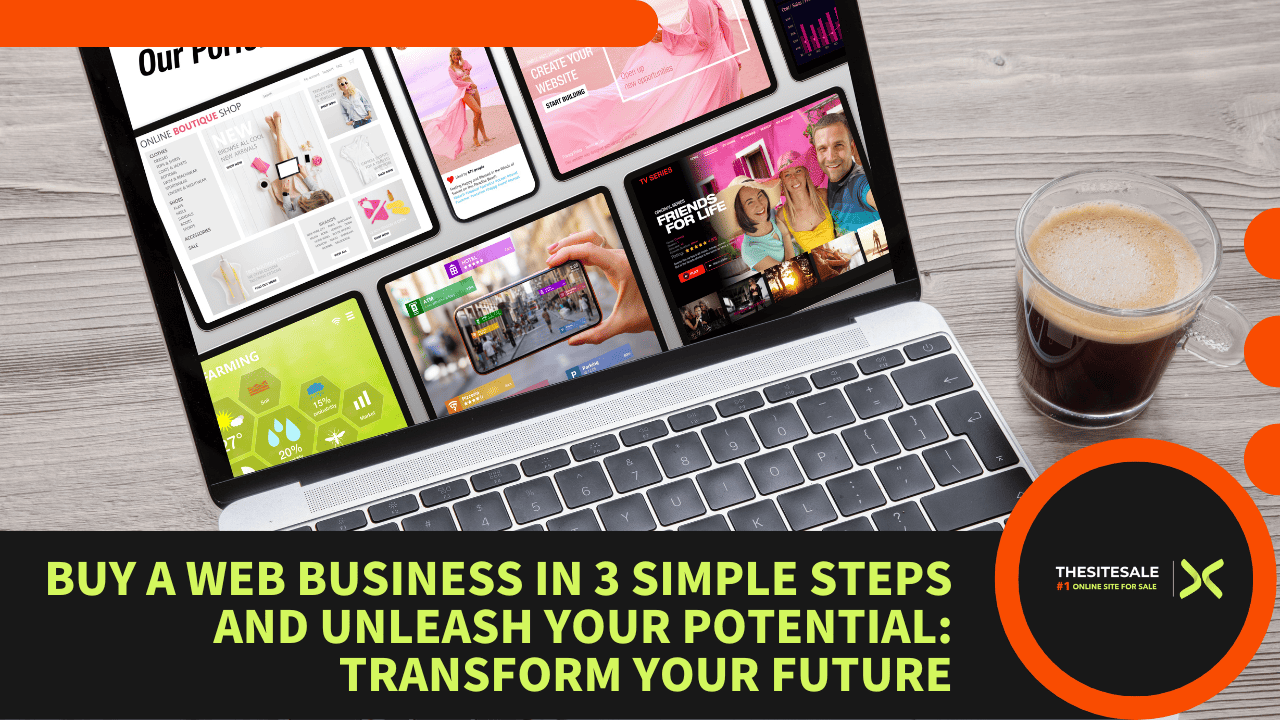 Buy A Web Business In 3 Simple Steps And Unleash Your Potential Transform Your Future